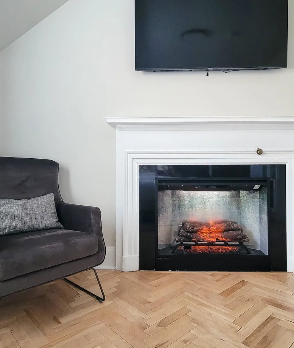 Hotel Room with Fireplace